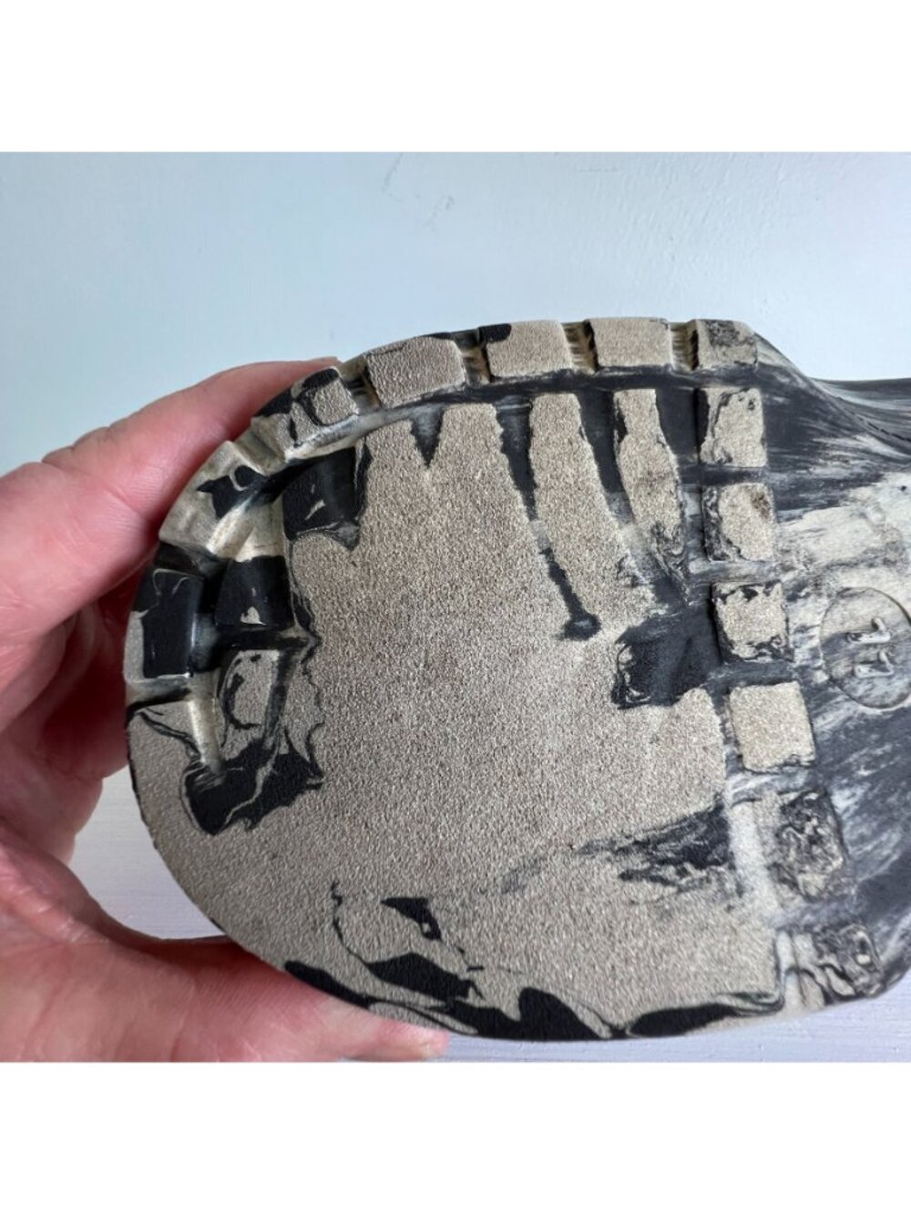 Crocs Classic Marbled Clogs Black White Swirl Slip On Shoes Mens 11 Womens 13 - Picture 11 of 16